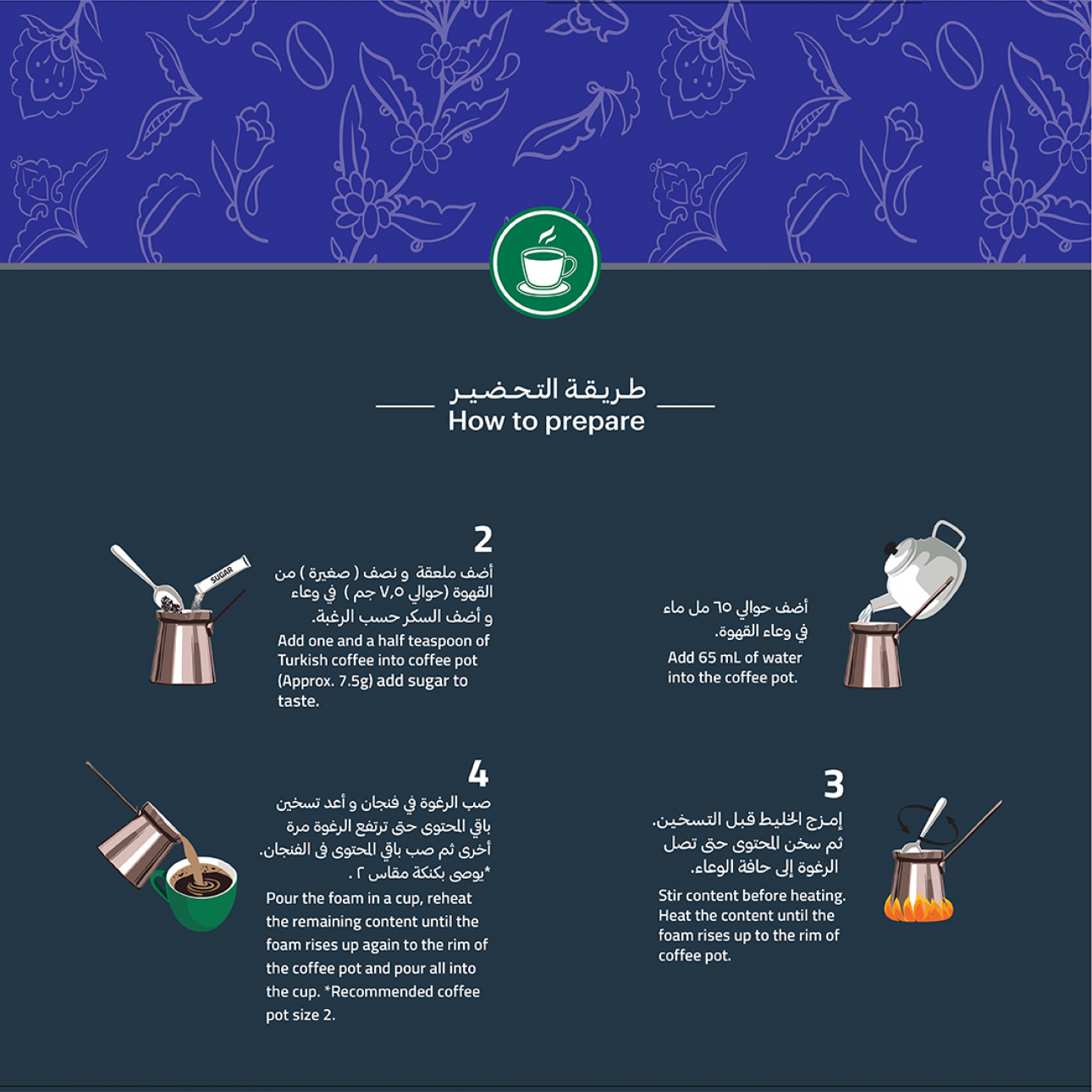 قهوي تركية (خلطة خاصة)